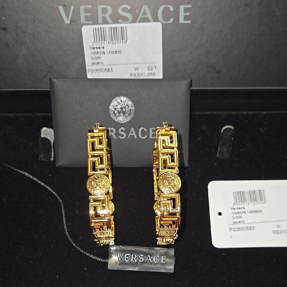 Versace Gold Earrings